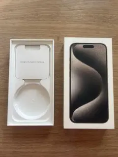 iPhone 15 Pro 箱のみNatural Titanium 128GB