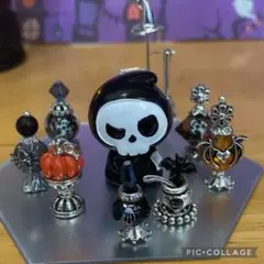 ハロウィン　ビーズ香水瓶＆飾り