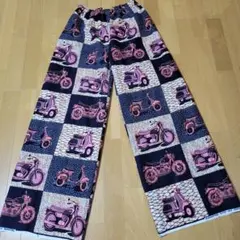 アフリカ布ワイドパンツcotton