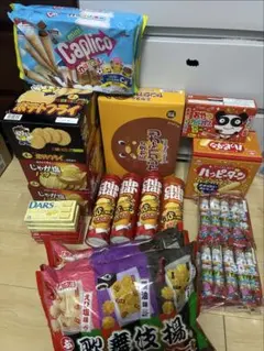 カスタードケーキ麦チョコヤンヤンつけボーチョコパイどら焼きプリッツ