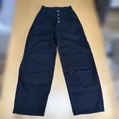 MM6ブラックキャロットデニム　ハイウエストのサムネイル