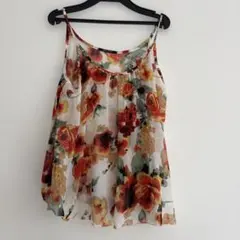 花柄 シフォン キャミソールのサムネイル