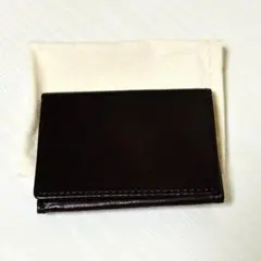 本革 ダーク ブラウン レザー ボックス型 小銭入れ コインケース