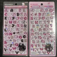 【正規品】サンリオ ボンボンドロップシール ハローキティ マイメロディ もじ
