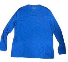 正規品 Polo Ralph Lauren 長袖シャツ XL 青　ポロ