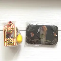 ハリーポッター　ダンブルドア　スクエア缶バッジ 百味ビーンズ　ガチャカプセルトイ