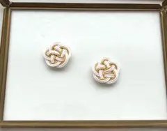 水引アクセサリーピアス・イヤリング　卒業式　入学　結婚式　七五三　浴衣　披露宴