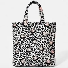 Betty Boop ヒョウ柄 コーデュロイ トートバッグのサムネイル
