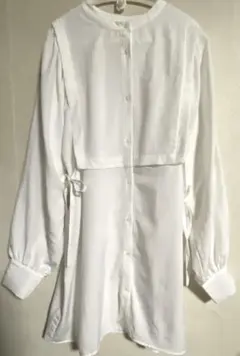 ホワイト 長袖 シャツ サイズF