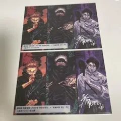 呪術廻戦 劇場版 入場特典第1弾ビジュアルボード2枚セット