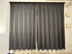 【遮光・防炎】ニトリ カーテン 100×178 2枚組タッセル付