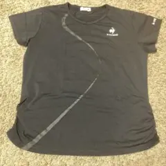le coq sportif 黒 Tシャツ Vネック