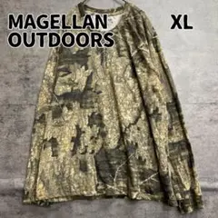 リアルツリー マゼランアウトドア 長袖Tシャツ XL 茶 カモ 迷彩柄【9475のサムネイル