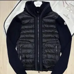 極美品◎モンクレール マグリオーネ カーディガン ダウンジャケット ニット 切替