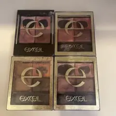 excel アイシャドウパレット 4個セット