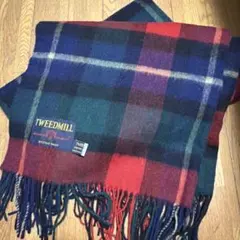 TWEEDMILL ウール100% チェックマフラー