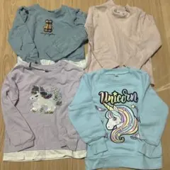 110cm カットソー　トレーナー　4点セット