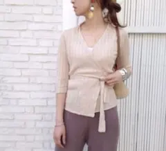 お値下げ！！リネンカシュクール　カットソーのサムネイル