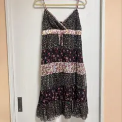 森ガール　花柄キャミソールワンピース