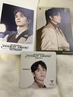 セブチ　CINEMAS 入場特典 他　バーノン　RIGHT HEREセット