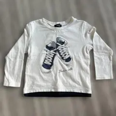 COMME CA ISMスニーカー柄長袖カットソー 100A