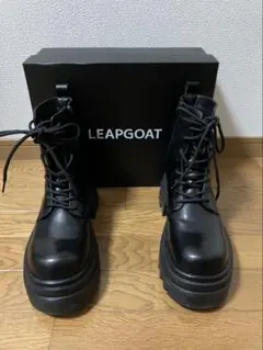 LEAPGOAT ブラック 厚底ブーツ