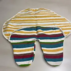 ▪️美品▪️ おくるみ　ストライプ　100%コットン
