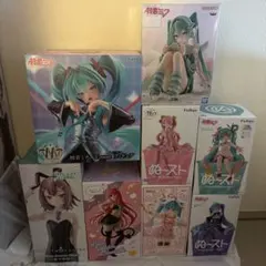 初音ミク プライズフィギュア 7体セット まとめ売り - メルカリ