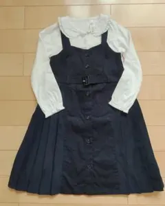 ジャンパースカート ブラウス 120 ㎝ 2点セット フォーマル