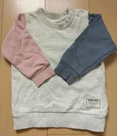 トレーナー 袖色違い サイズ90cm