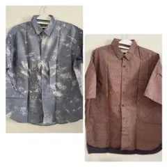 柄シャツ【2枚セット】