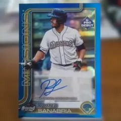 topps pro debut ROMEO SANABRIA 直筆サイン