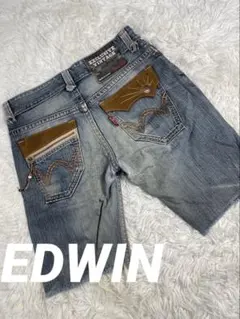 EDWIN XU 423XVS エドウィン　デニム　ハーフパンツ