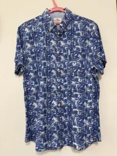 1*7様 BEN SHERMAN 植物柄 半袖シャツ Mサイズのサムネイル