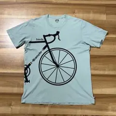 ユニクロUT　ビアンキコラボ　Bianchi　ロードバイク柄
