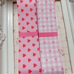 リボンセット 多色デザイン グログランリボン38mmまとめうり♡未使用ゲリラ価格