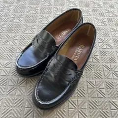 HARUTA ブラック ローファー 22cm EE