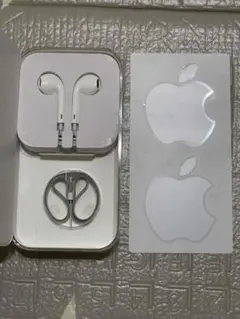 【新品未使用】iPod touch純正イヤホン ストラップ ステッカー付き