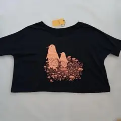 monikoto 新品 シャツ 半袖 黒　サイズＦのサムネイル