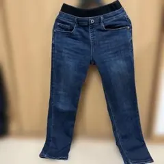 ダークブルーデニムパンツ 150 内ボア