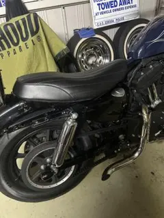 値下げ☆美品！ 使用極少 イージーライダース バーチカルシングルシート H0429 スポーツスター xl1200x 17取外し シート ハーレー