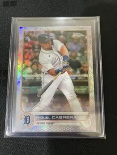 MIGUEL CABRERA Topps Chrome MLB Logo-Ref