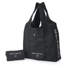 DEAN & DELUCA 折りたたみエコバッグ ブラック