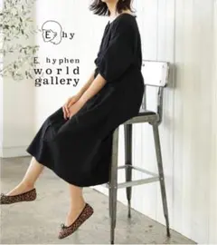 Ehyphenworldgallery新品タグ付き 2WAYギャザーワンピース