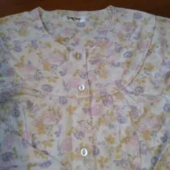 ★婦人★長袖★ネグリジェ★Mサイズ★記名あり★