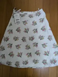 新品♡L'EST ROSE 花柄フレアスカート エレガント⑩