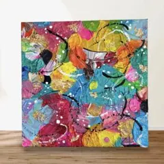 テクスチャーアート 抽象画 アクリル画 キャンバスパネルNo.455 - メルカリ