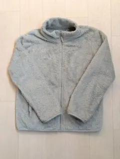 ユニクロ　フリース　キッズ　140 ミントグリーン