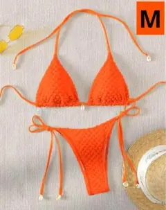 レディース◆水着◆三角ビキニ◆セパレート◆韓国◆おしゃれ◆かわいい◆チャーム付き