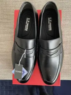 ASBEE ブラック ローファー 26.5cm U.P.レノマ　メンズ